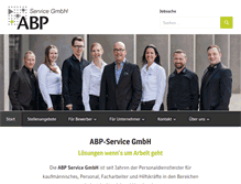 Tablet Screenshot of abp-service.com